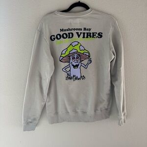 Cotton On Good Vibes Mushroom Crewneck Sweatshirt